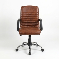 Chaise de bureau pivotante moderne en velours EVA, avec vérin à gaz, base étoile chromée et accoudoirs fixes, idéale pour la maison, le bureau, l'école ou l'atelier