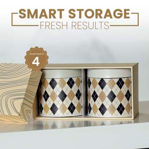 Pot élégant fait main avec couvercle Matériaux de haute qualité pour la décoration de la cuisine et l'achat en vrac Styles de couverture pour les conteneurs à condiments - Product Image 2