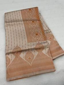 Premium Collection Best <b>Fabric</b> Banarasi Soft Silk Copper Zari Weaving Saree Blouse <b>Indian</b> Exporter and Supplier - Product Image 3