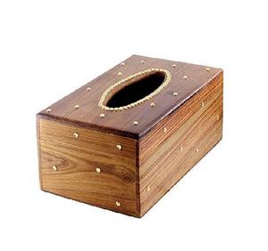 Distributeur de mouchoirs en bois créatif pour la maison Serviette humide Porte-mouchoirs en papier pour usage domestique Couverture de boîte à mouchoirs sur le thème de la maison - Product Image 3