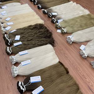 Extensions de cheveux humains vietnamiens de qualité supérieure, en vrac, lisses naturelles, pour tresses, plusieurs couleurs - Product Image 5