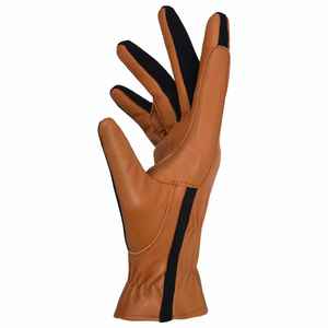 Gants à écran tactile de conduite d'hiver chauds et imperméables doublés de molleton en cuir Pu pour hommes et femmes - Product Image 6