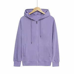 OEM Spring Autumn Wholesale Plus Size Women's Hoodies Full Zip up Custom Print logo <b>pink</b> <b>Hoodie</b> for Women - Product Image 5