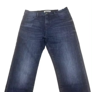 Tessuto Denim Elasticizzato 11oz Blu Fronte Giallo Marrone Retro in Poliestere Cotone Rayon Spandex con Trama Slub Traspirante per Bambini e Bambine - Product Image 1