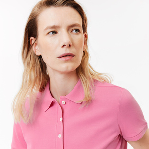 Marca personalizada al por mayor de algodón liso personalizado cuello ajuste Golf camisa de las mujeres última moda de la calle de las mujeres Polo camisa - Product Image 5