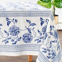 Nappe carrée vintage élégante pour mariage, broderie florale, 100% lin, personnalisable, avec volant supérieur, couleur sur mesure