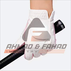 Gants de golf en cuir véritable avec protection UV et poignées Gants de course imperméables en peau de mouton - Product Image 1