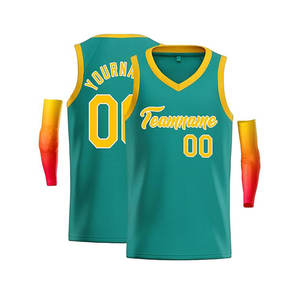 Maillot de basket-ball par sublimation Ensemble de basket-ball cousu avec numéro d'équipe du club - Product Image 2