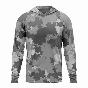 Conjuntos Unisex de Camisa de Pesca con Capucha de Manga Larga, Secado Rápido, Resistente a los Rayos UV UPF50, Transpirable, Impermeable, Técnicas de Impresión OEM ODM - Product Image 6