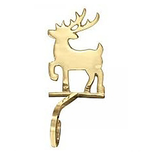 Modern Reindeer Stocking Holder Most Trending Single Hook Stairs <b>Tabletop</b> Elegant Christmas Stocking Holder - Product Image 2