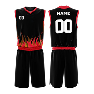 Uniforme de Baloncesto Deportivo Personalizado de Diseño Superior, Uniforme de Baloncesto de Poliéster Transpirable de Secado Rápido para Adultos - Product Image 1