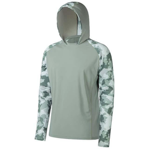 Sudadera de Pesca con Protección Solar UPF y Mangas Largas para Deportes al Aire Libre, Sudadera de Pesca Elástica y Ligera con Efecto Refrigerante - Product Image 1