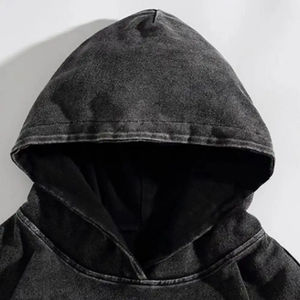 Sudaderas con Lavado Ácido para Hombre y Mujer, Diseño de Camuflaje Bordado, Invierno, Casual, Térmicas, Mezcla de Algodón, Impresión Digital - Product Image 3