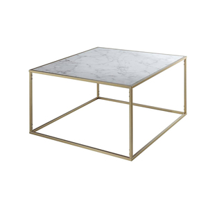 Forme hexagonale pour hôtels Offre Spéciale produit pas cher prix taille personnalisée Table en marbre avec métal couleur dorée pieds en métal Tables - Product Image 4
