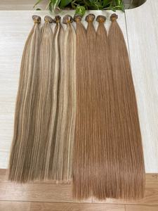 EXTENSION de cheveux humains Remy vierges de haute qualité avec Frontal attaché à la main, usine du Vietnam - Product Image 6