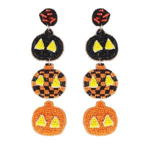 Diseño personalizado gota de moda bordado de cuentas largas para pendientes de cuentas de semillas DAT - Product Image 6