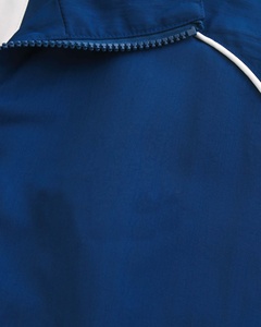 Veste coupe-vent imperméable 100% polyester, grande taille, fermeture éclair intégrale, doublure personnalisée, coupe-vent pour homme, bloc de couleur, vente chaude - Product Image 4