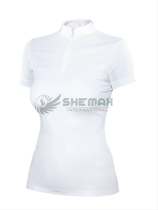 Shemax 2024 personnalisé en gros chemise de spectacle à manches courtes pour hommes de haute qualité OEM fabriqué au Pakistan ensembles et accessoires équestres - Product Image 6