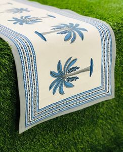 Chemin de Table en coton imprimé, 6 places, décoration d'extérieur pour fête de mariage, vente en gros, - Product Image 1