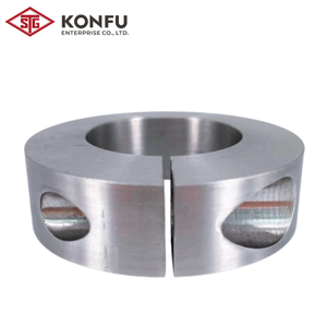 KONFU Steel Collet Sleeves / Lock Collar CNC Processed <b>Sand</b> <b>Blasted</b> Customized Model for Industrial Screw Machine Parts - Product Image 3
