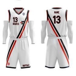En gros Personnalisé 100% Polyester Respirant Imprimé Basketball Uniformes Premium Qualité Haute Demande Équipe Porter Des Ensembles Élégants - Product Image 6