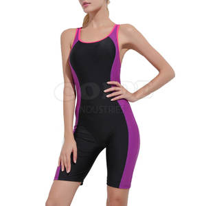 ชุดว่ายน้ำบอดี้สูทแขนกุดสำหรับผู้หญิงชุดว่ายน้ำสวมใส่สบายน้ำหนักเบาออกแบบได้ตามต้องการ - Product Image 4