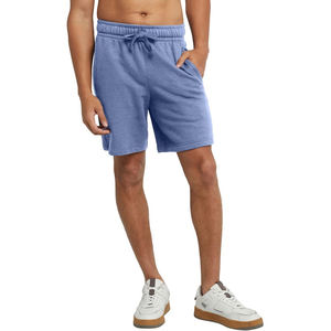 2024 High Quality Custom <b>Men's</b> Knee Casual <b>Shorts</b> Cotton Oversized Plain <b>Long</b> Drawstring Jogging Sweat <b>Shorts</b> Solid Pattern - Product Image 1