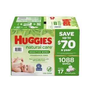 Entrega rápida Huggies Natural Care Wipes Compre calidad premium seguro suave e ideal para uso diario en casa - Product Image 6