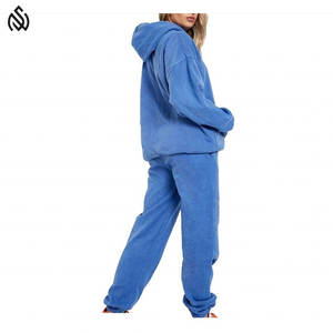 ชุดวอร์มผ้าฝ้าย100% สำหรับสตรีทซักได้ไซส์ใหญ่พิเศษผ้าคอตตอนดีไซน์ใหม่ - Product Image 3