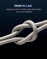 Cable USB Tipo-C a Tipo-C Premium OEM ODM de 100W, Aleación de Zinc, Cobre Puro, Trenzado de Nailon, Carga Rápida de 5A para IOS, Cámara, Auriculares