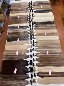 Venta al por mayor de fábrica Extensiones de cabello humano con cutícula completa alineada Prebonded I-Tips Grado de cabello virgen - Product Image 4