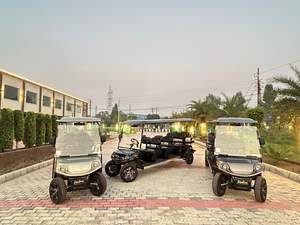 รถกอล์ฟไฟฟ้า8-Seater สำหรับใช้ในรีสอร์ทและในมหาวิทยาลัย - Product Image 5