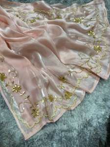 Bollywood indien imprimé Designer Showstopper Sari dernier exclusif qualité supérieure Saree mariage ethnique superbe look à la mode - Product Image 3