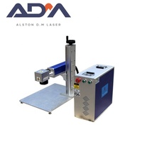Machine de marquage laser à fibre portable JPT nouvel état AI DXF PLT 2.5D courbe de refroidissement à l'air 3D gaufrage de surface gravure laser 3D