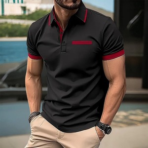 t <b>shirt</b> for men polo Business Casual Breathable T-<b>Shirt</b> Men's Sport Top European and American plus size - Product Image 6