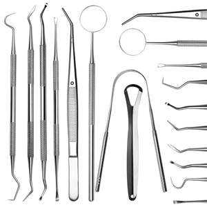 Kit dentaire médical 3-en-1 - Ensemble d'instruments chirurgicaux manuels de haute qualité, miroir buccal, pince, sonde, léger, certifié CE - Product Image 6