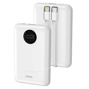HY116Max 10000mAh Ultra Slim Power Bank Multi-Device Support Simultaneous Charging LED Display Quick Charge Li-<b>Polymer</b> Battery | - Product Image 1