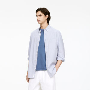 Mode recadrée hommes T-shirt blanc surdimensionné doux T-shirt personnalisé Boxy Fit t-shirt pour hommes - Product Image 3