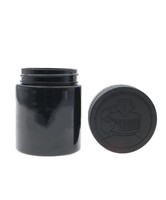 Pot en plastique transparent pour animaux de compagnie, rechargeable, hermétique, avec couvercle supérieur à sécurité enfant, résistant aux enfants, avec bouchon CRC, pour fleurs séchées, cosmétiques