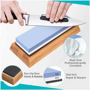 3000 & 8000 GRITS PIERRE À WHETSTONE PIERRE À EAU POUR LAME DE COUTEAU DE RASOIR BURIN AFFÛTAGE ET HONITAGE - Product Image 5