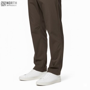 กางเกงขาบานสีดำทรงหลวมโอเวอร์ไซส์สำหรับผู้ชายกางเกงวอร์มผ้าไนลอนโพลีเอสเตอร์สำหรับวิ่งจ๊อกกิ้ง - Product Image 3