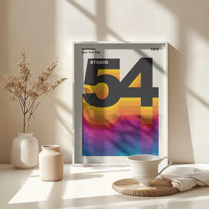 Diseño Retro Studio 54 para Uso en Paredes - Product Image 1