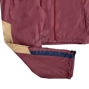 Trajes cortavientos de nailon Reversible de doble deslizador para hombre 2024 Panel Work OEM de dos piezas de ajuste regular de talla grande de secado rápido para - Product Image 3