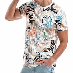 Camiseta de manga corta para hombre de New Street Trend 2025, tela transpirable sólida multicolor, ropa informal preferida - Product Image 4