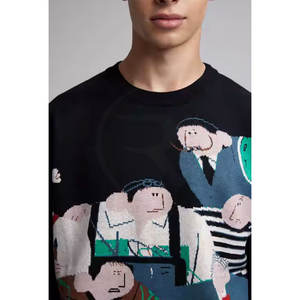 สเวตเชิ้ตวินเทจสำหรับผู้ชายสเวตเชิ้ตวินเทจแบบทนทานเสื้อสเวตเชิ้ตแบบธรรมดาระบายอากาศได้ดี - Product Image 4