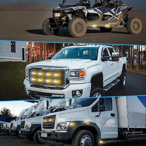 Feux stroboscopiques LED à quatre couleurs en option 12-24V pour camion, remorque latérale, arrière, tout-terrain, phare de marqueur, <span class=keywords><strong>homologué</strong></span> ECE - Product Image 5