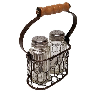 Support en métal doré Royal Iron pour sel et papier, pour une organisation optimale sur la table de cuisine. - Product Image 6