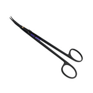 Ciseaux à iris pour chirurgie plastique, acier inoxydable revêtu de noir, instrument chirurgical, produit haute performance Wenquar - Product Image 1