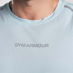 เสื้อกล้ามสะท้อนแสงสีฟ้าสำหรับผู้ชาย - Product Image 5
