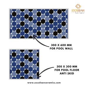 Bể bơi nhỏ chip thiết kế nước bằng chứng không trượt 30x60 30*30 sàn tường gạch gốm khảm Mô Hình Khảm gạch đá cẩm thạch - Product Image 6